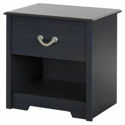 Cheapest ❤️ Blue South Shore Aviron 1 Drawer Nightstand ❤️