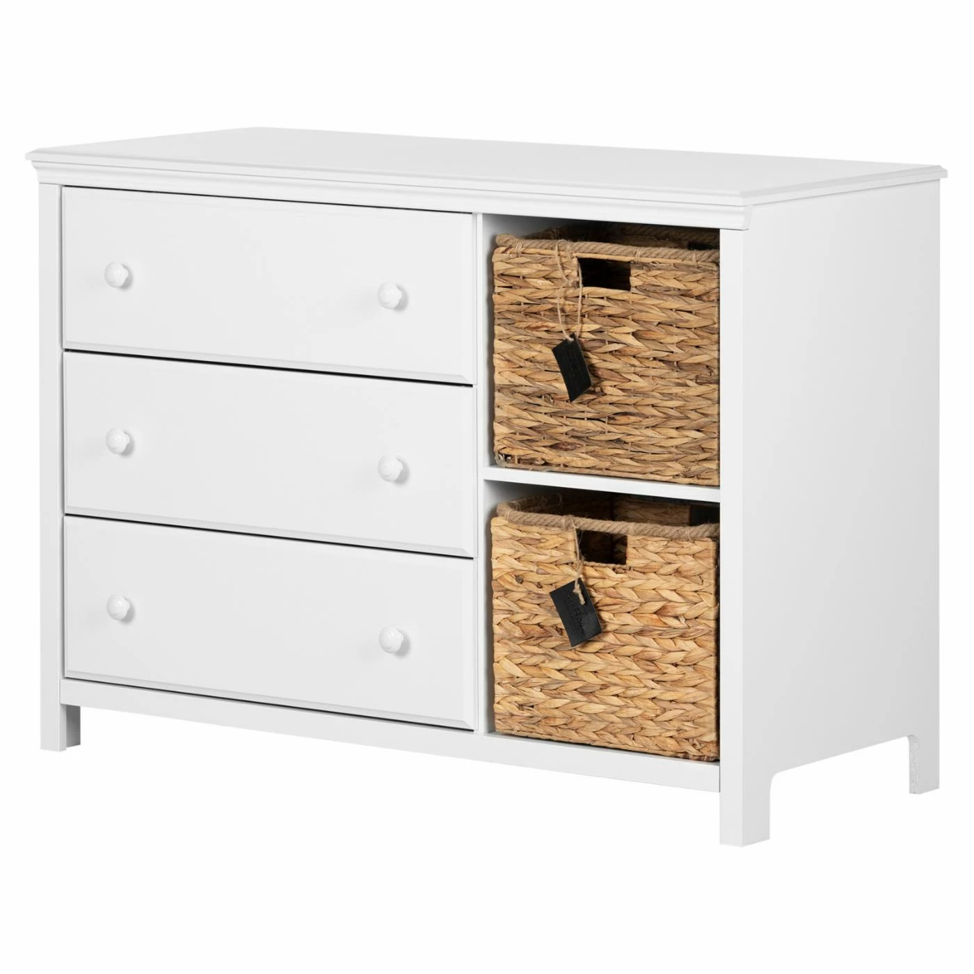 Deals π Dressers South Shore Cotton π¬ Candy Kids 3 Drawer π Dresser With Baskets π―