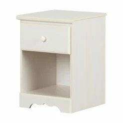 Budget 🎁 South Shore White ☀️ Summer Breeze Nightstand 🎉