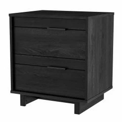 Flash Sale โ๏ธ South Shore Fynn 2 Drawer Nightstand - Gray Oak ๐