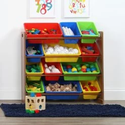 Discount 😉 Bins & Cubbies Tot Tutors Highlight Kids Toy Storage Organizer With Plastic Bins 😍