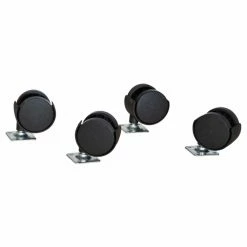 Deals 🌟 Neutral Contender Set Of 4 Casters With Hardware ⭐