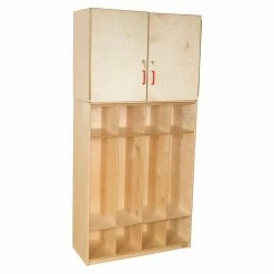 New 🔔 Lockers Wood Designs 🧥 Coat Locker Vertical Storage Cabinet ✨