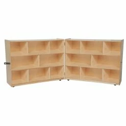 Deals π Classroom Wood Designs 36H In. Folding Storage - Natural π₯°