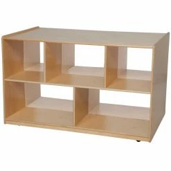 Budget 😍 Classroom Wood Designs Double Storage Island With Acrylic - 30H In. 😍