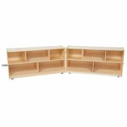 Best Pirce 💯 Classroom Wood Designs 24H In. Folding Storage - Natural 🤩