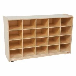 Best Pirce 👏 Classroom Wood Designs Natural 20 Tray Storage Without Trays 😉