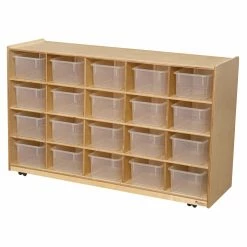Cheap ๐ Classroom Wood Designs Natural 20 Tray Storage With Trays ๐