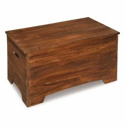 Buy 🛒 Toy Boxes Badger Basket Solid Wood Rustic Toy Box - Caramel Brown 😉 -Badger Shop scaleBGR358